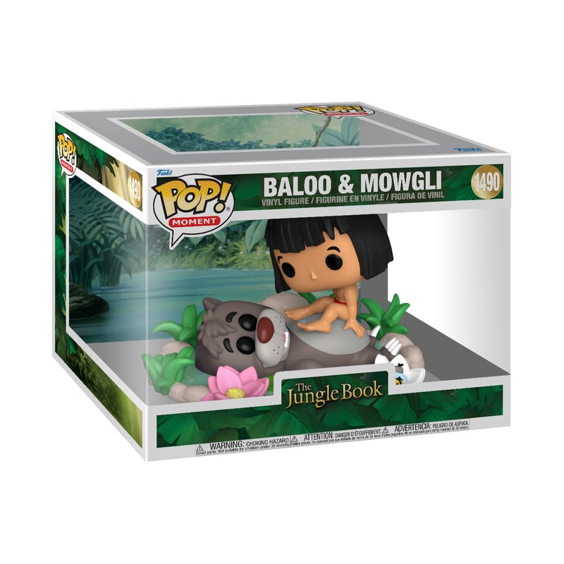 Funko Pop Moment -  Disney - The Jungle Book - Baloo & Mowgli