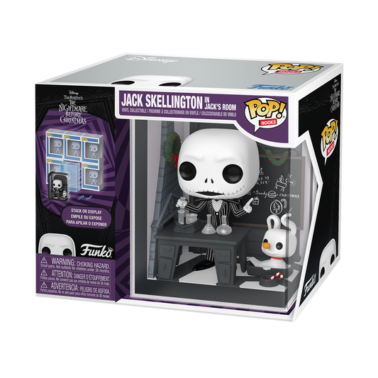 Funko Pop Nooks - Disney - The Nightmare Before Christmas - Jack Skellington in Jack's Room