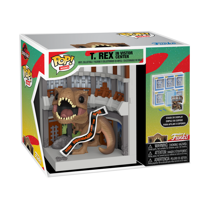 Funko Pop Nooks - Jurassic Park - T. Rex in Visitor Center