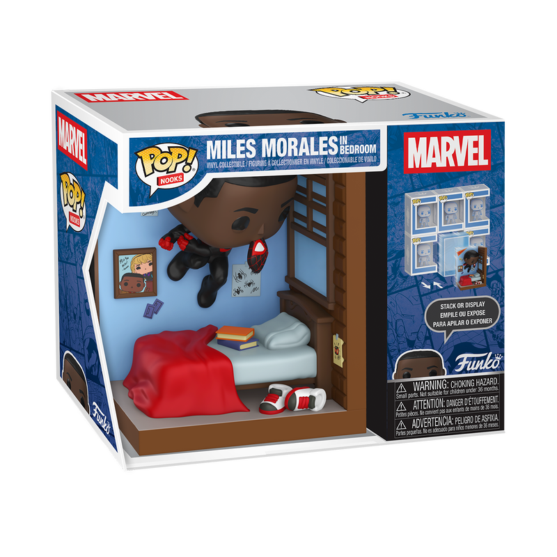 Funko Pop Nooks - Marvel - Miles Morales in Bedroom