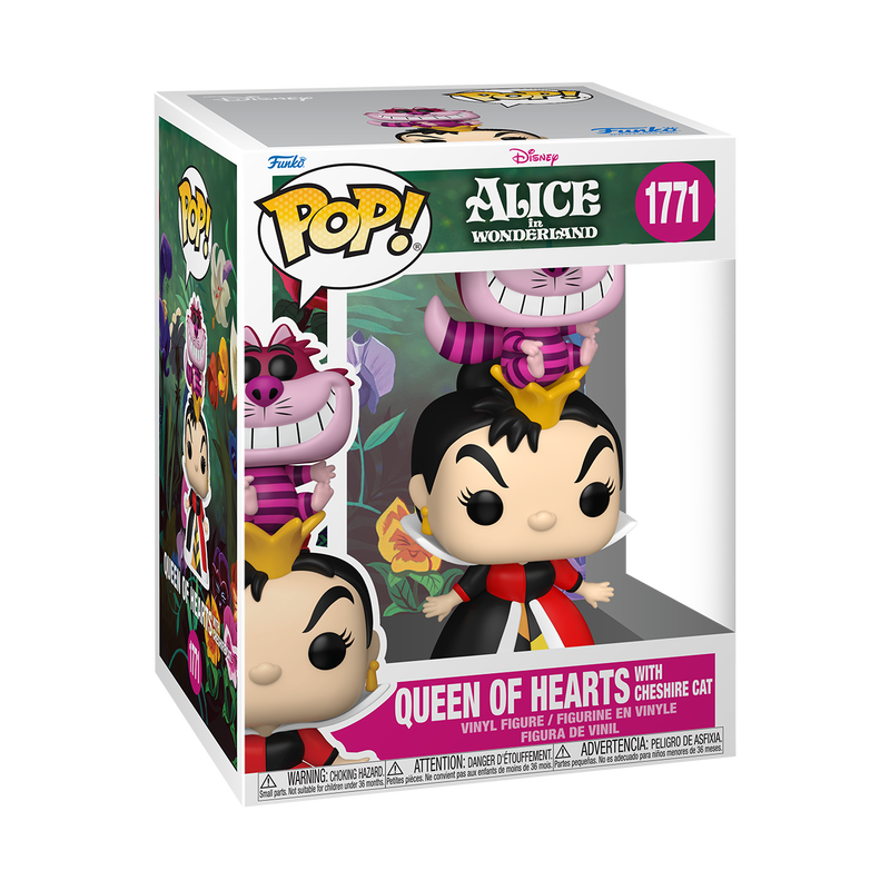 Funko Pop Premium - Disney - Alice in Wonderland - Queen of Hearts with Cheshire Cat
