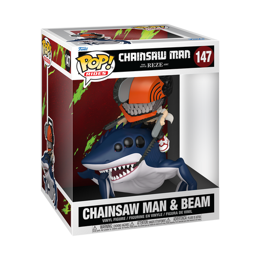 Funko Pop Rides - Chainsaw Man - Chainsaw Man & Beam