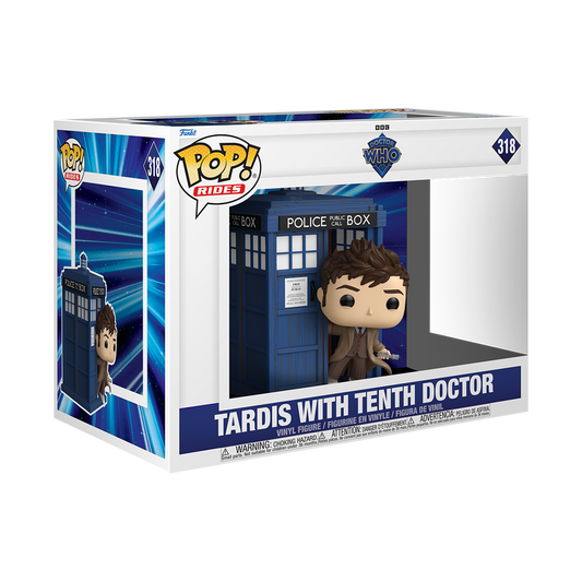 Funko Pop Rides Deluxe - Doctor Who - Tardis with Tenth Doctor
