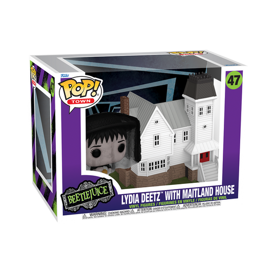 Funko Pop Town - Beetlejuice - Lydia Deetz with Maitland House