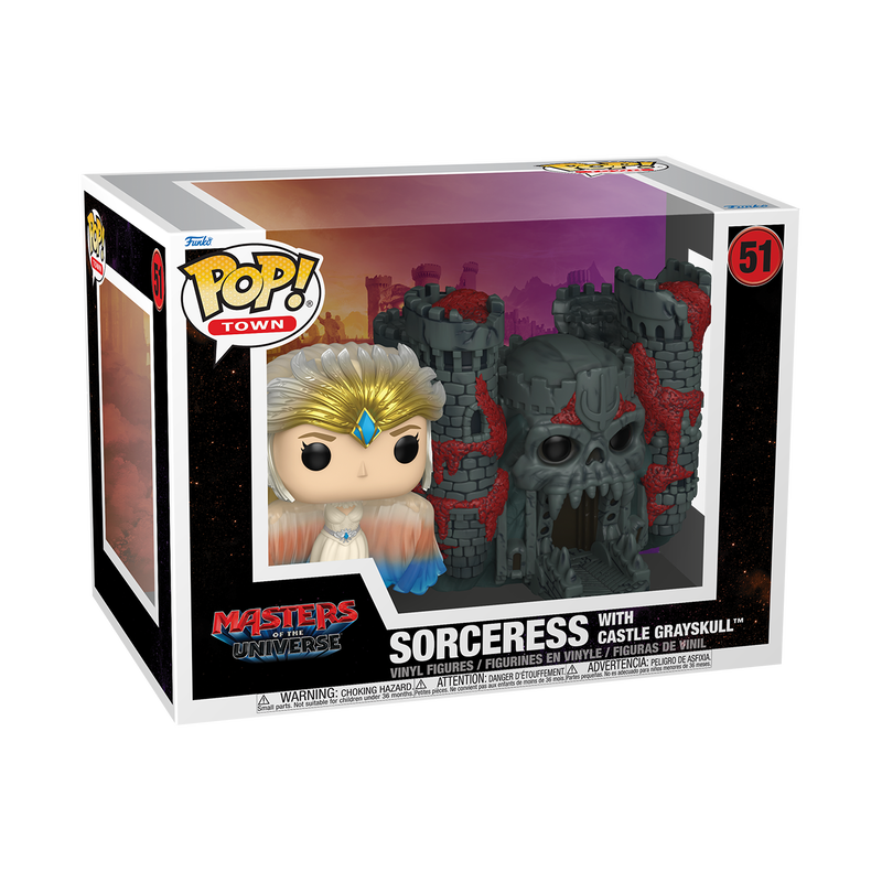 Funko Pop Town - Masters of the Universe - Sorceress with Castle Grayskull