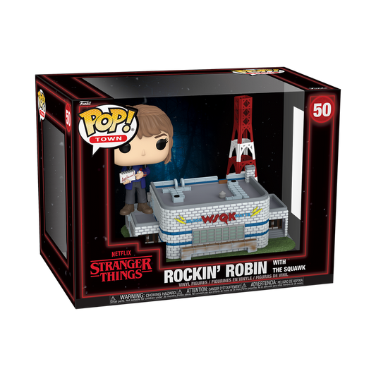 Funko Pop Town - Stranger Things - Rockin' Robin with The Squawk