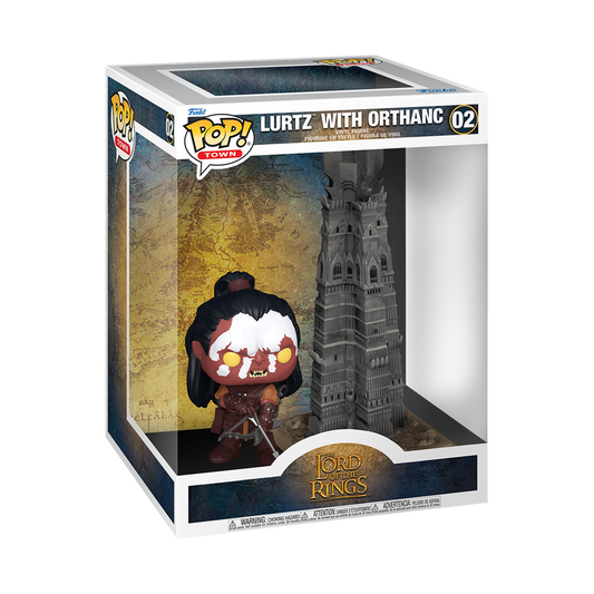 Funko Pop Town - The Lord Of The Rings - Lurtz with Orthanc