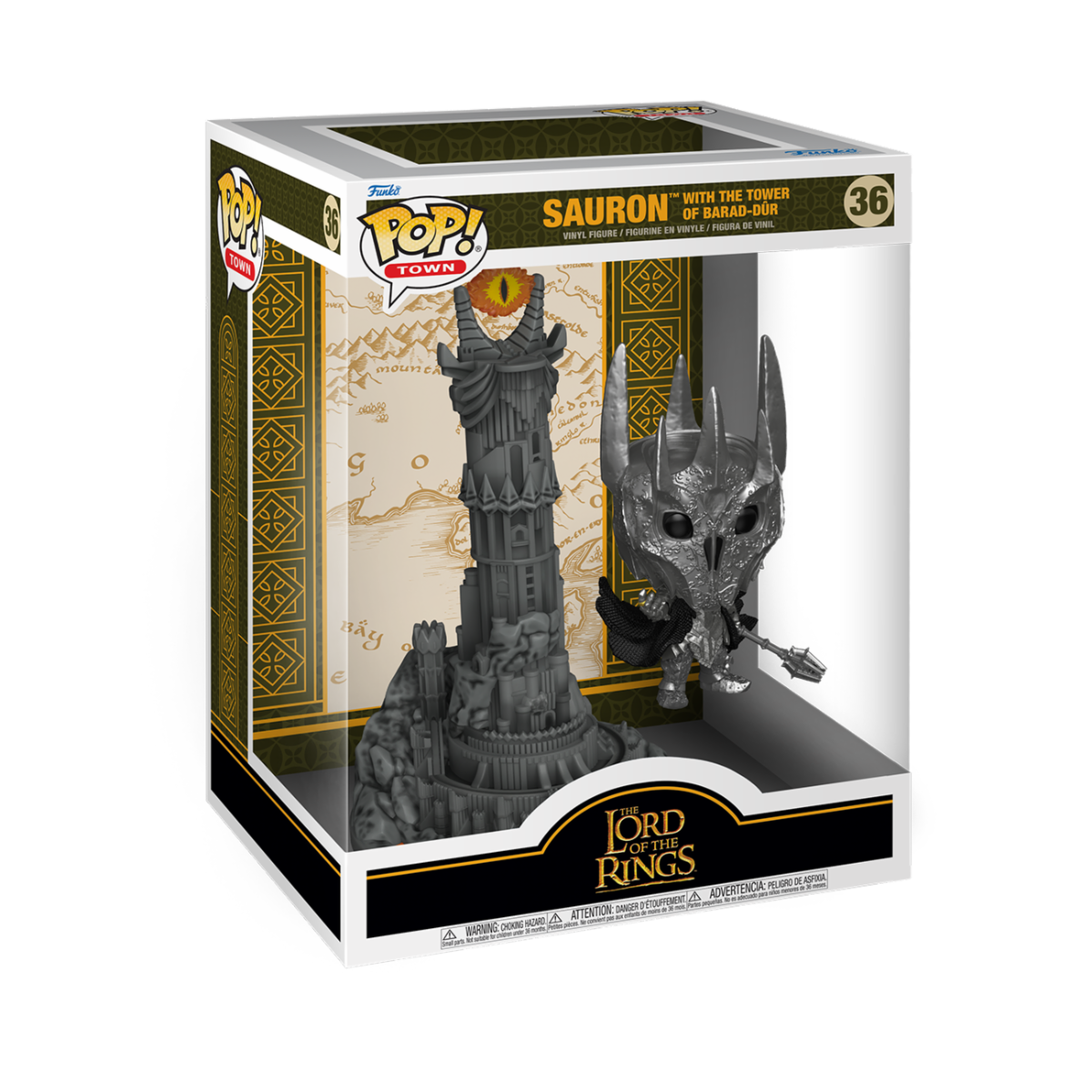 Funko Pop Town - The Lord of the Rings - Sauron with the Tower of Barad-Dür