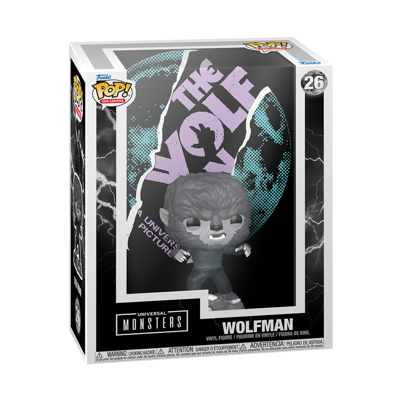 Funko Pop VHS Covers - Universal Monsters - Wolfman