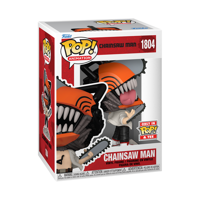 Funko Pop & Tee - Chainsaw Man - Chainsaw Man