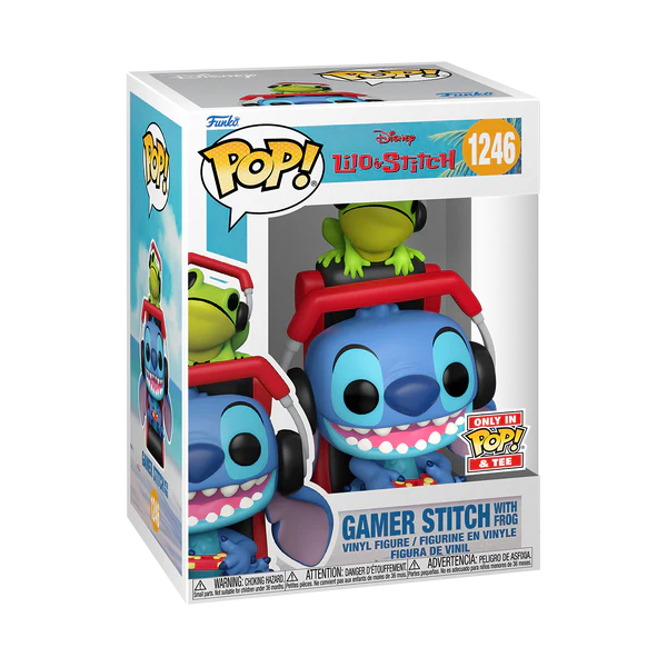 Funko Pop & Tee - Disney - Lilo & Stitch - Gamer Stitch