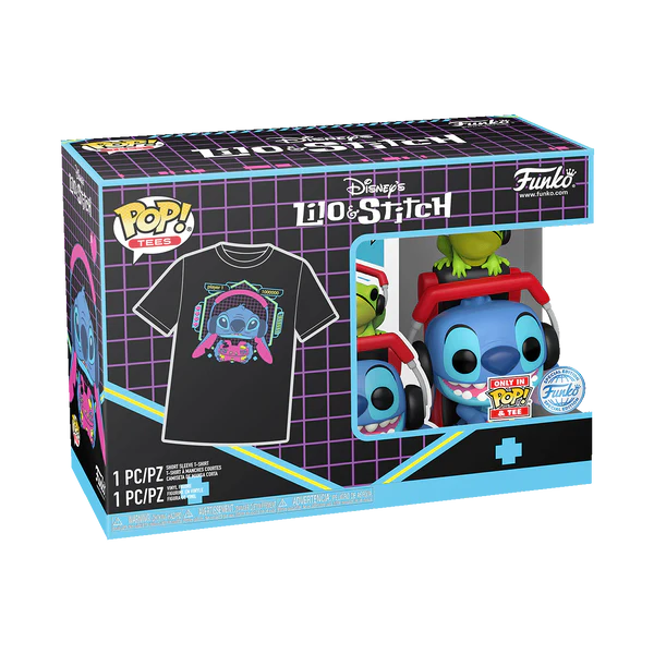 Funko Pop & Tee - Disney - Lilo & Stitch - Gamer Stitch