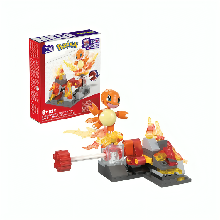 Mega Construx - Pokémon - Charmander's Fire-Type Spin
