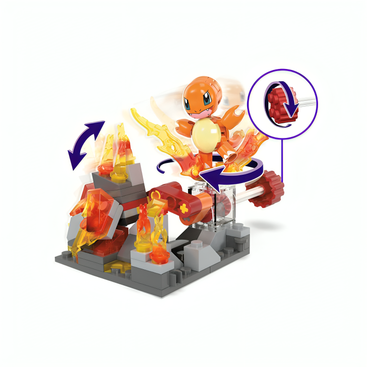 Mega Construx - Pokémon - Charmander's Fire-Type Spin