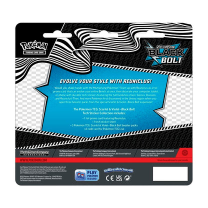 Pokémon TCG - Scarlet & Violet - Black Bolt - Reuniclus Tech Sticker Collection