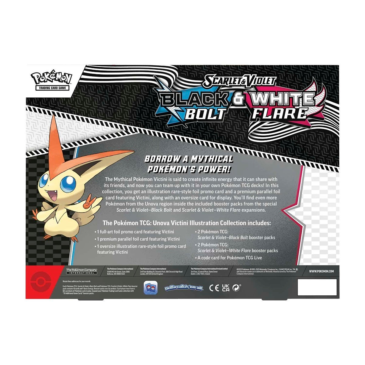 Pokémon TCG - Scarlet & Violet - Black Bolt & White Flare - Victini Illustration Collection