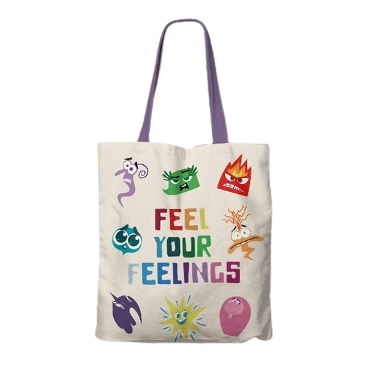 Tote Bag - Disney -  Inside Out -  Feel your feelings