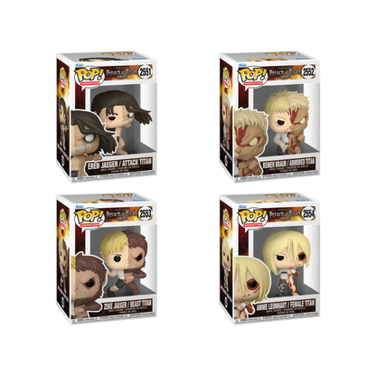 Wave Funko Pops - Attack on Titan