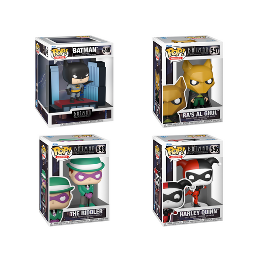  Wave Funko Pops - DC - Batman: The Animated Series