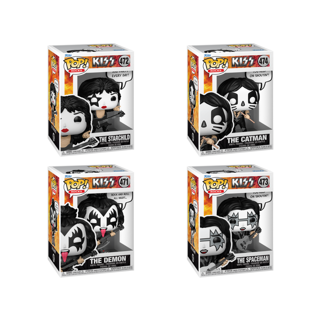 Wave Funko Pops - Rocks - Kiss