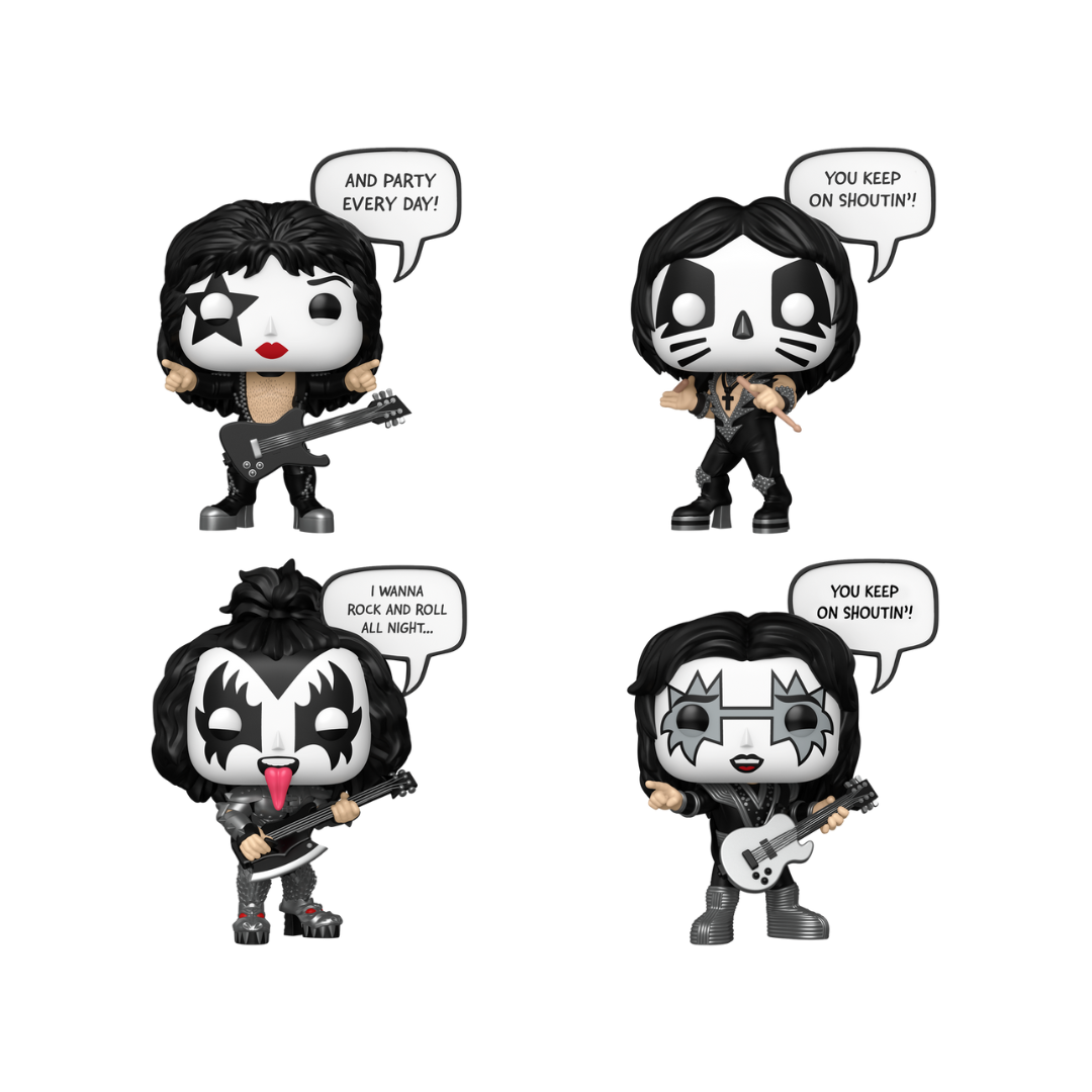 Wave Funko Pops - Rocks - Kiss